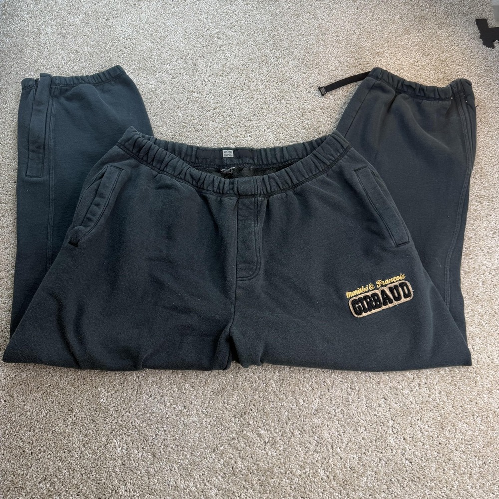 Marithe Francois Girbaud Sweatpants Mens XL Gray Fleece Elastic Waist Pockets